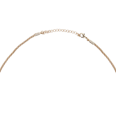 Bling Dog Tag Charm Necklace