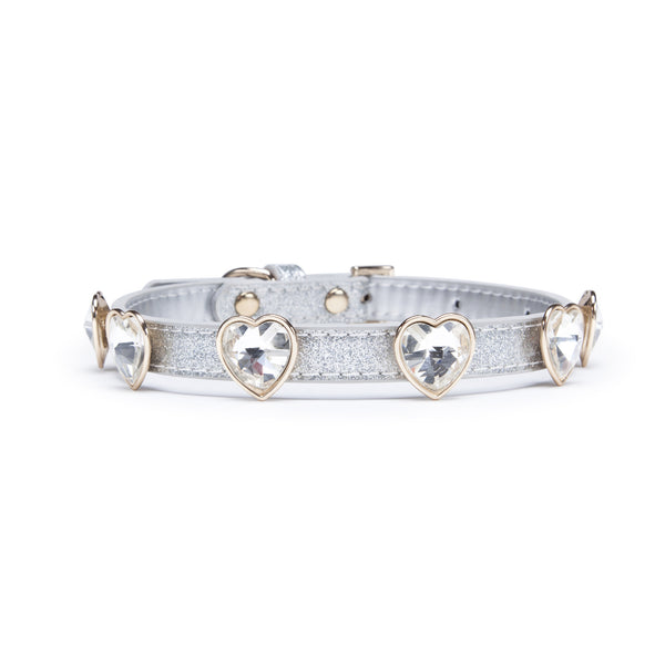 Bling Dog Collar - Heart