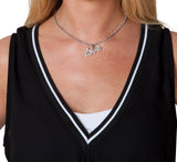 Love Charm Necklace - Silver