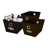 Pet Toy Bin (set of 3)